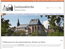 Tablet Screenshot of justinuskirche.de